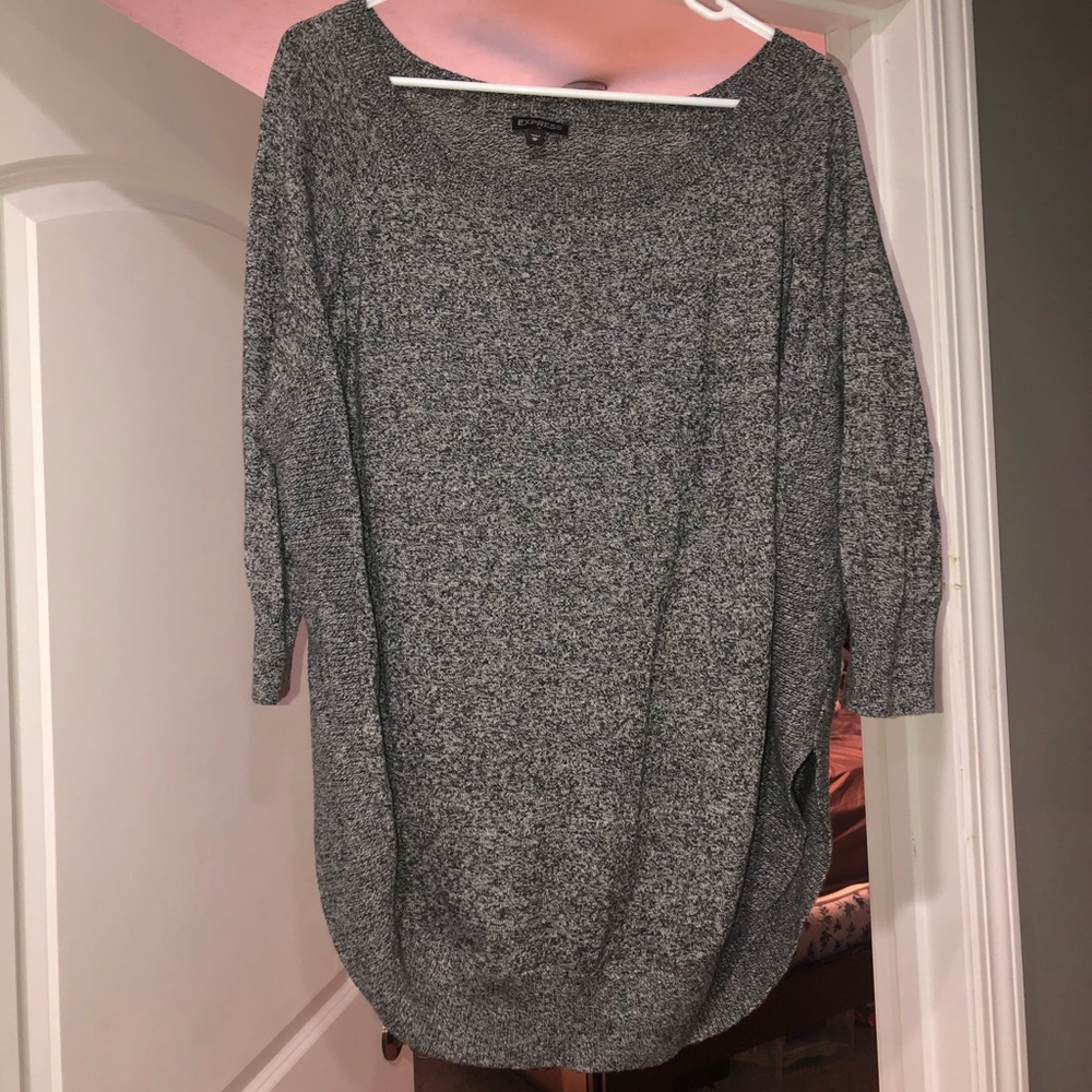 Blueish Gray Express Sweater